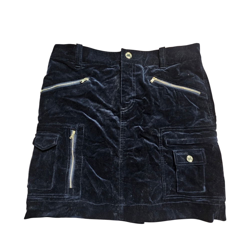 Ralph Lauren Golf Corduroy Cargo Mini Skirt 4 Utility Pockets Quiet Luxury